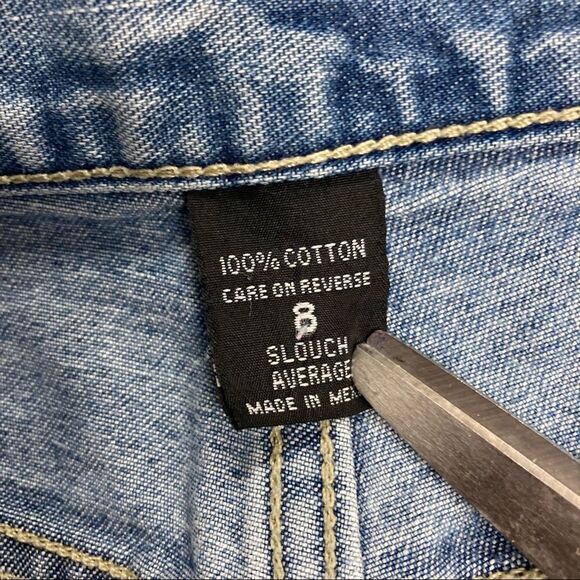 NEW YORK & COMPANY Women’s Jeans Blue Size 8 Slouch Average Inseam 29.5 - Picture 8 of 10